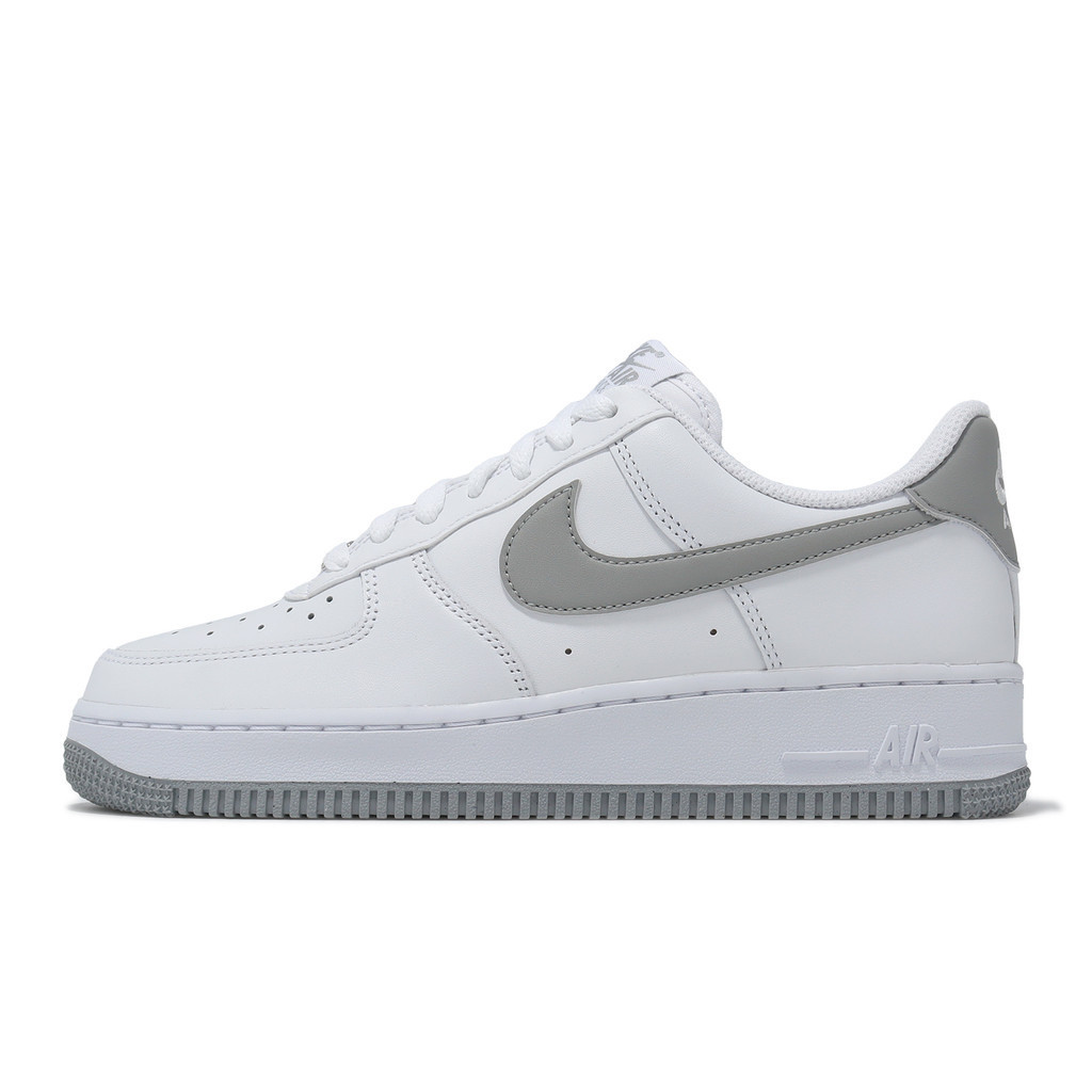 Nike Air Force 1 07 男鞋 女鞋 白 灰 AF1 休閒鞋 復古 運動鞋【ACS】 FJ4146-100