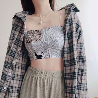 【美麗之選 臺灣熱銷】精品細選 冰絲四季款內衣 女學生韓版初中生少女吊帶背心 女外穿裹胸抹胸薄款