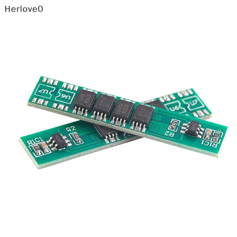 Herlove 1Pcs 1S 10A 3.7V Li-ion 4MOS BMS PCM 18650 保護板 TW