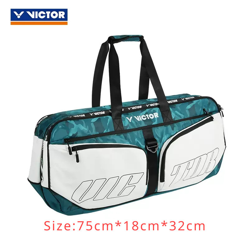 Victor 網球包 3-6 球拍運動配件男士女士羽毛球包背包 Valise BR3650