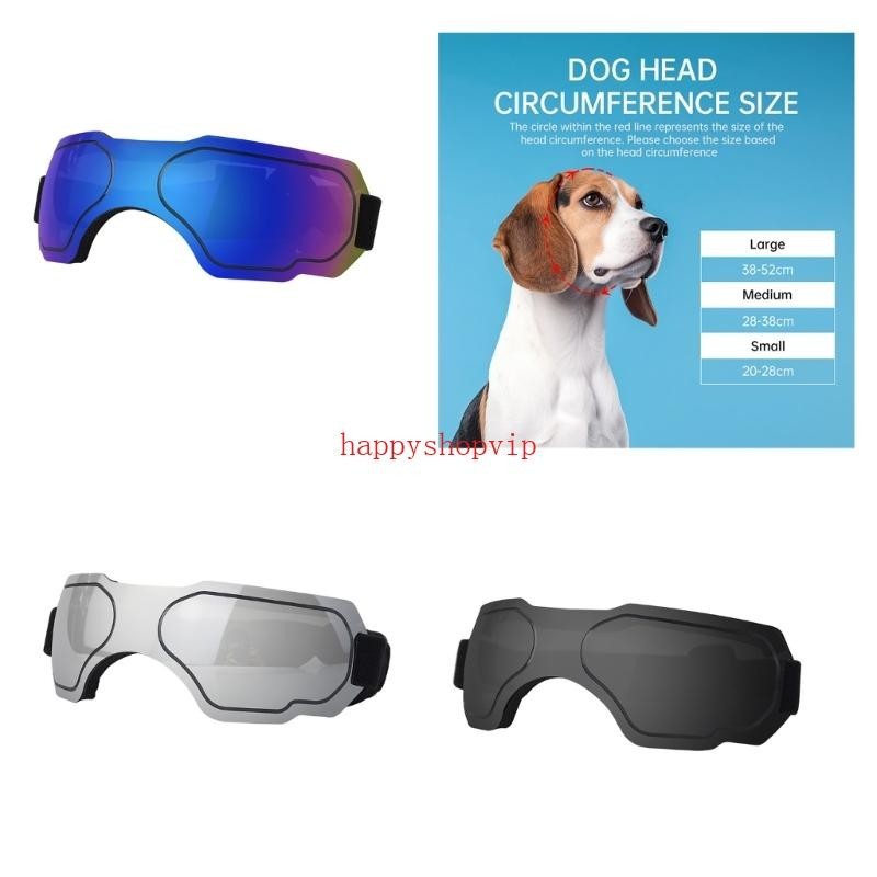 Hsv 寵物太陽鏡適用於中小型犬紫外線防護小狗護目鏡寵物用品