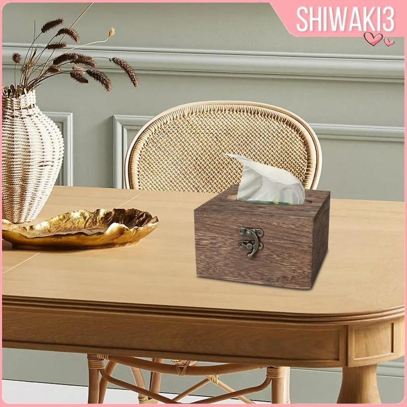 [Shiwaki3] 木製紙巾收納托盤餐巾架紙巾架