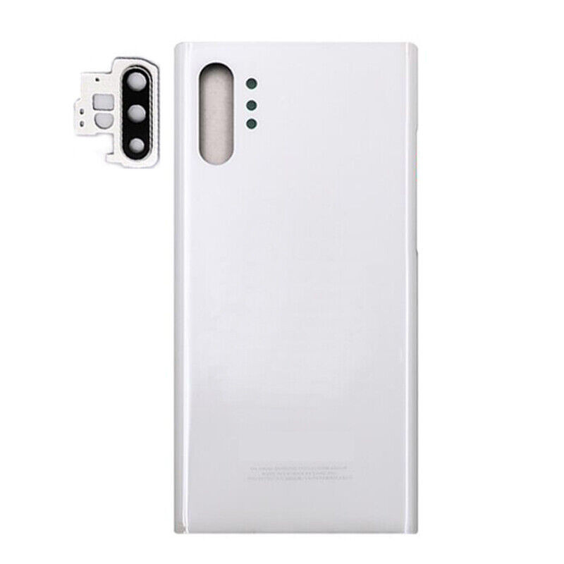 SAMSUNG Oem 背面玻璃電池蓋外殼適用於三星 Galaxy Note 10+ Plus N9760 白色