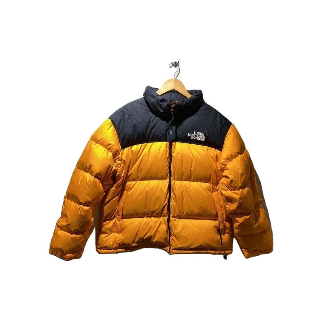 THE NORTH FACE 羽絨服 夾克外套XL 黃色 尼龍 日本直送 二手