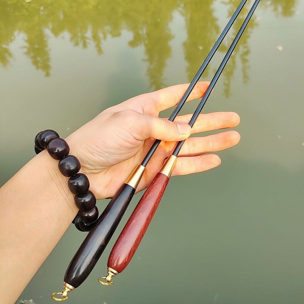 蝦竿 釣蝦竿 左小漁袖珍手工1.8米小物竿溪流釣微物鰟鮍竿套裝日式極細小魚竿