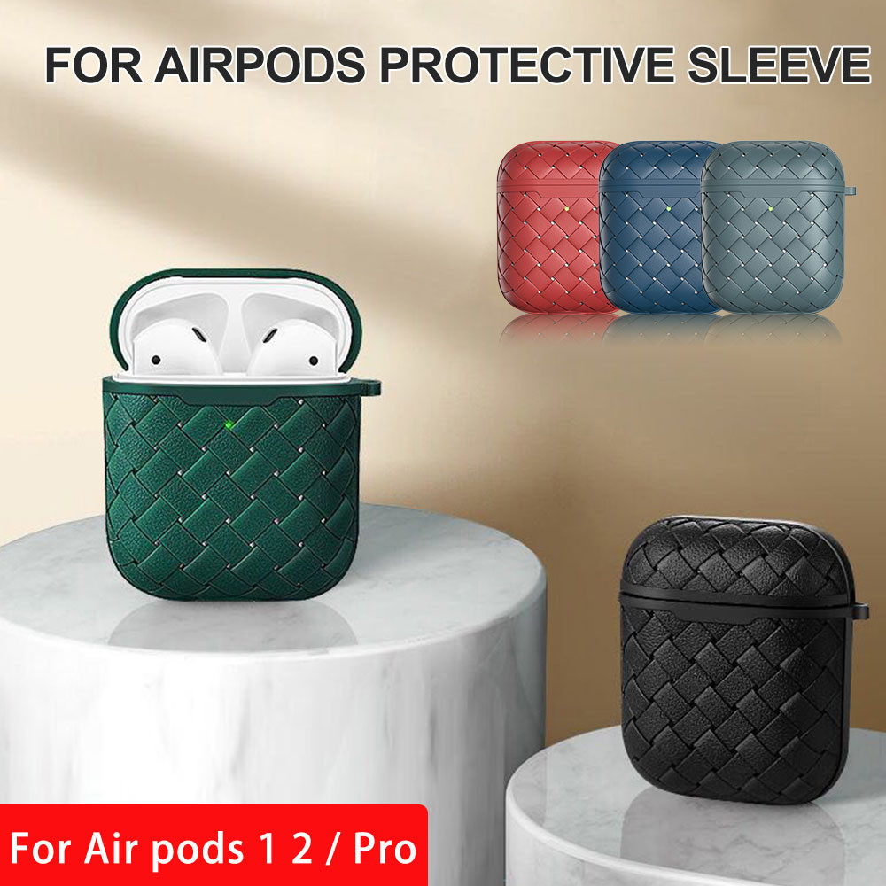 豪華透氣皮套或 Airpods 1 2 藍牙無線耳機套適用於 Airpods Pro 軟 TPU 充電盒包