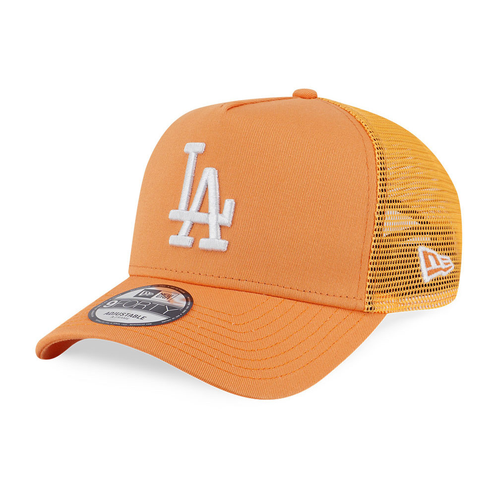 洛杉磯道奇隊 MLB Color Era Orange Glaze 9FORTY A-Frame Trucker 後扣帽