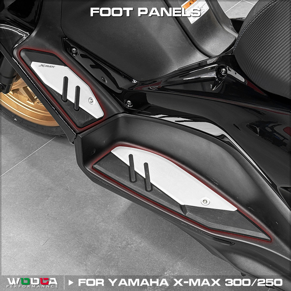 YAMAHA改裝配件 適用雅馬哈 XMAX 300 250 X-MAX 改裝腳踏墊防滑腳踏板鋁合金踏板
