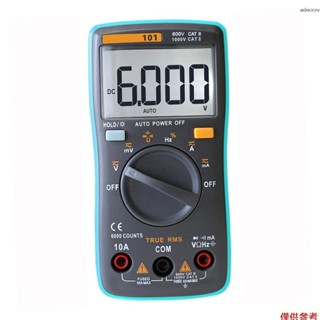 Richmeters RM101真有效值多功能液晶數字萬用表DMM直流交流電壓電流表電阻二極管電容測試儀測量自動極性識別