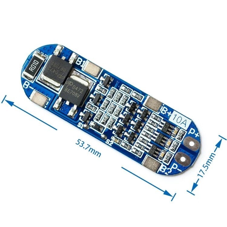 3串11.1V 12V 12.6V鋰電池保護板 有過充 過放 短路功能 10A限流