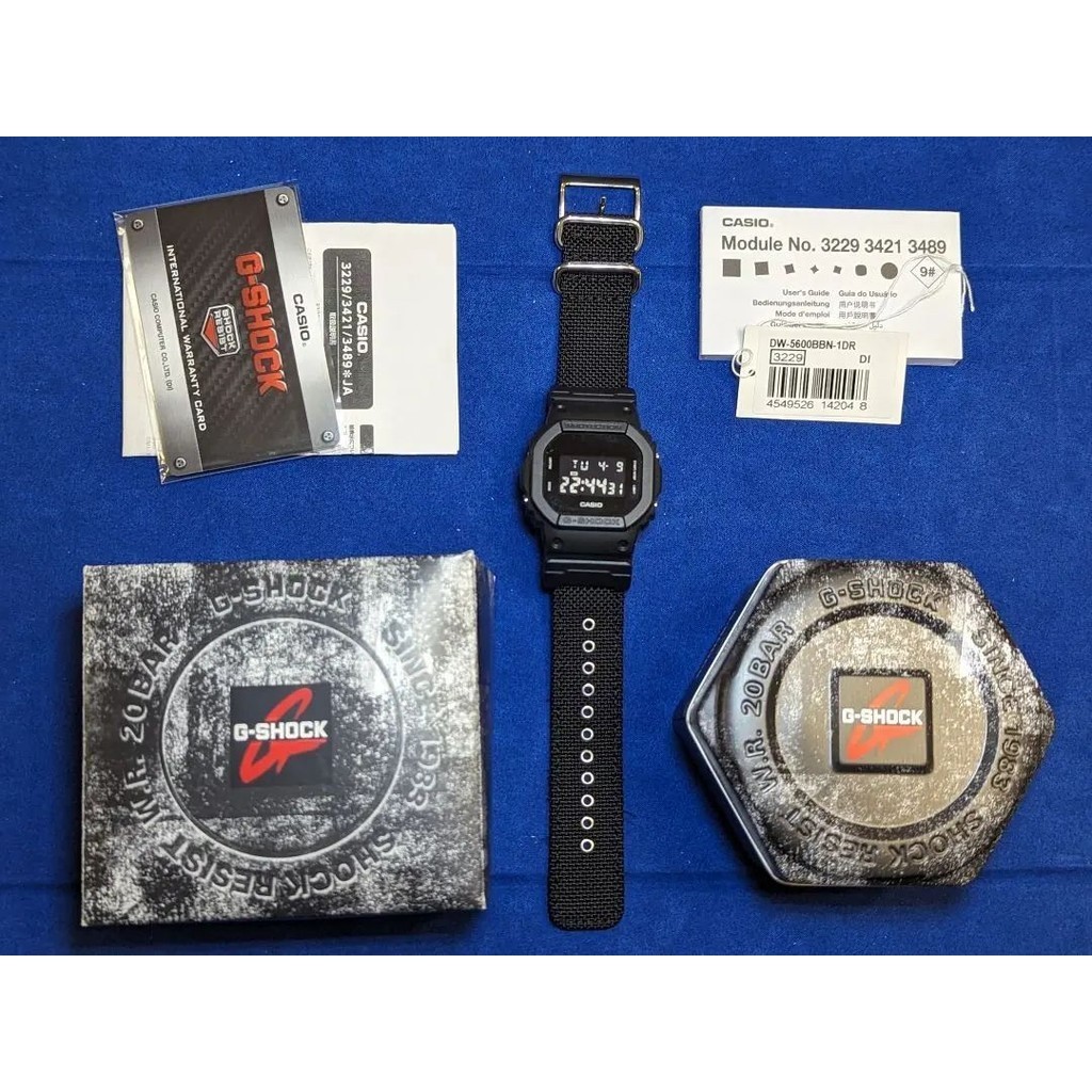 CASIO G-shock 手錶 DW-5600BB G-SHOCK PRO TREK 黑色 日本直送 二手