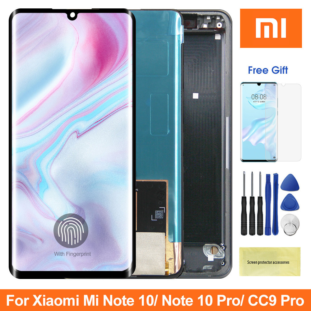 XIAOMI MI 適用於小米 Mi Note 10 Pro 的小米 Mi CC9 Pro 液晶顯示屏觸摸屏數字化儀組件