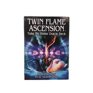 現貨 10*7cm双生火焰神谕卡 桌遊 卡牌遊戲 英文桌游 卡牌Twin Flame Ascension Oracle聚