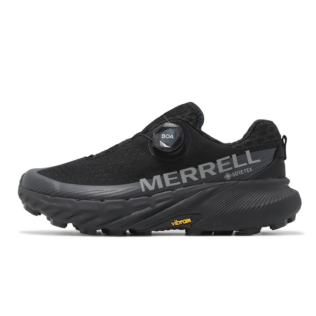 Merrell Agility Peak 5 Boa GTX 防水 黑 旋鈕 黃金大底 戶外越野 女鞋 ML068214
