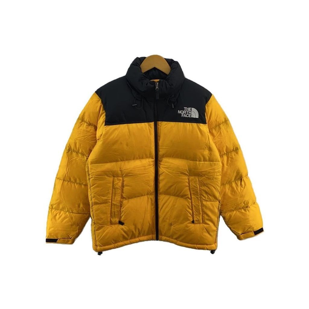 THE NORTH FACE 羽絨服 夾克外套Nuptse黃色 尼龍 日本直送 二手