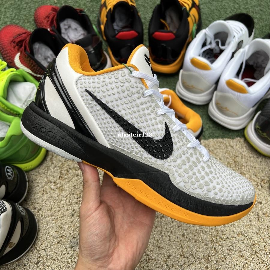 特價 Nike Kobe 6 Protro 湖人 季後賽 黑白黃 實戰 籃球鞋 W2190-100