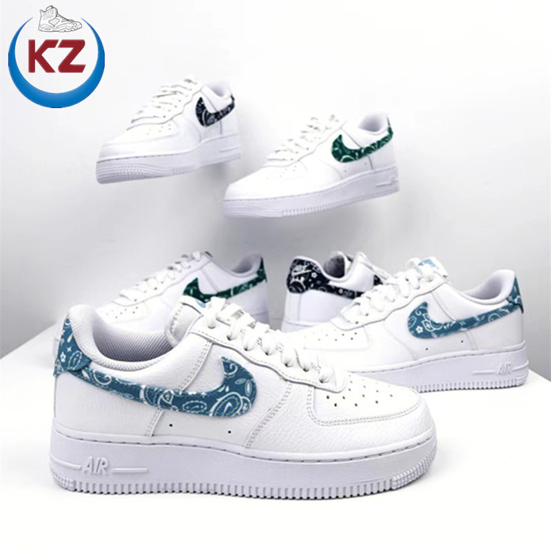 NIKE AIR FORCE 1 AF1 變形蟲 黑白 白綠 白藍 腰果花DH4406-100-101-102