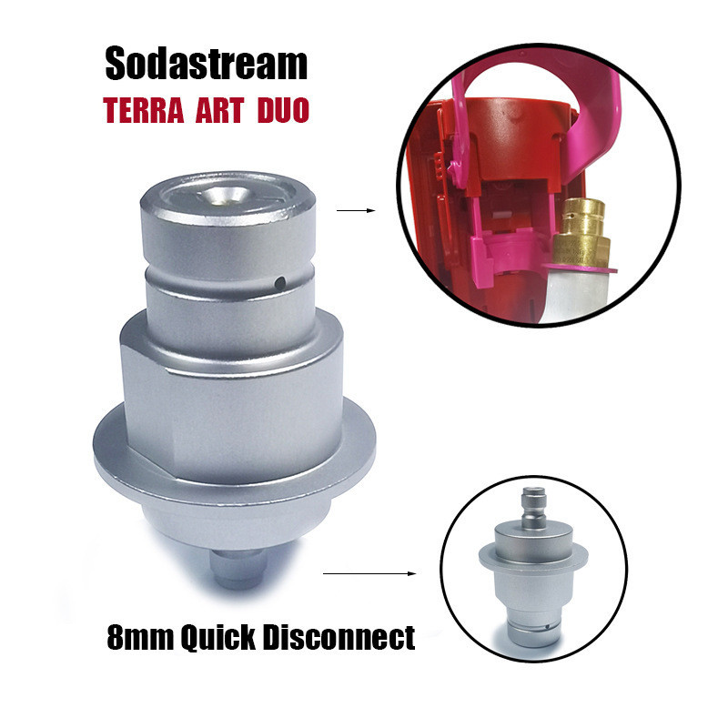 跨境電商Sodastream,TERRA,TUO,ART充氣接頭快速接頭蘇打水機氣泡