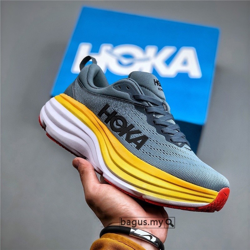 2024新款高品質運動鞋hoka one bondi8寬戶外鞋登山鞋運動鞋 1123202-gbms