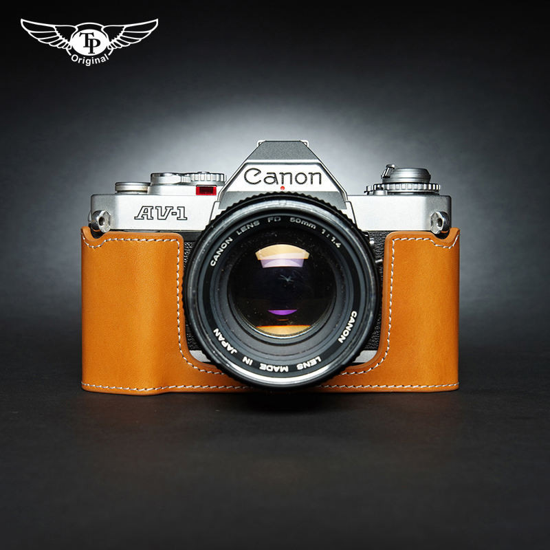 TP原創 Canon佳能AL1 AV1相機包真皮套AV-1膠片機保護套 手工牛皮