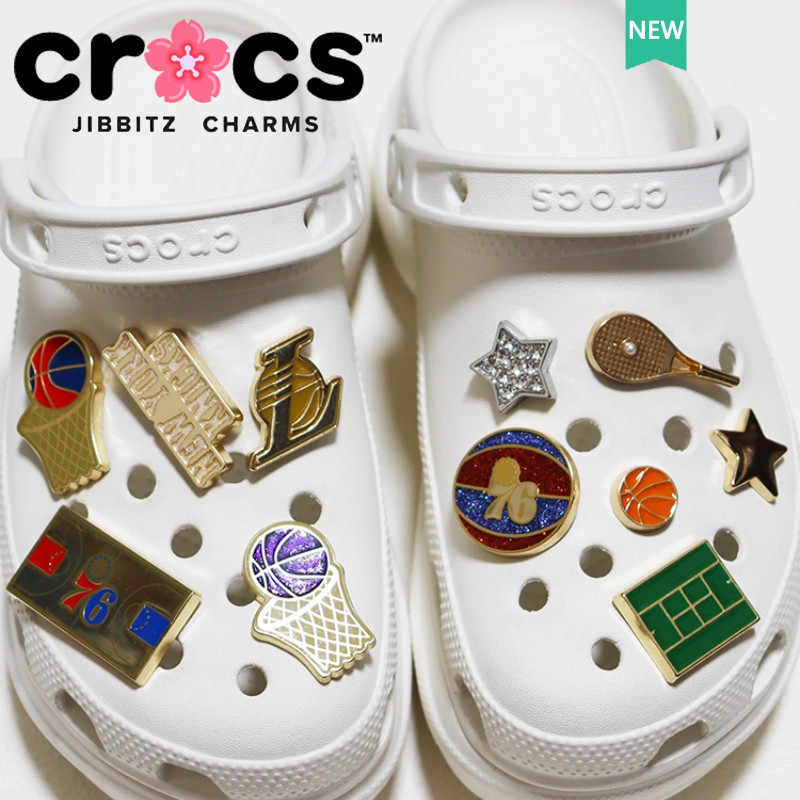 metal jibbitz crocs charms 鞋釦 金屬籃球鞋釦  NBA時尚鞋附件