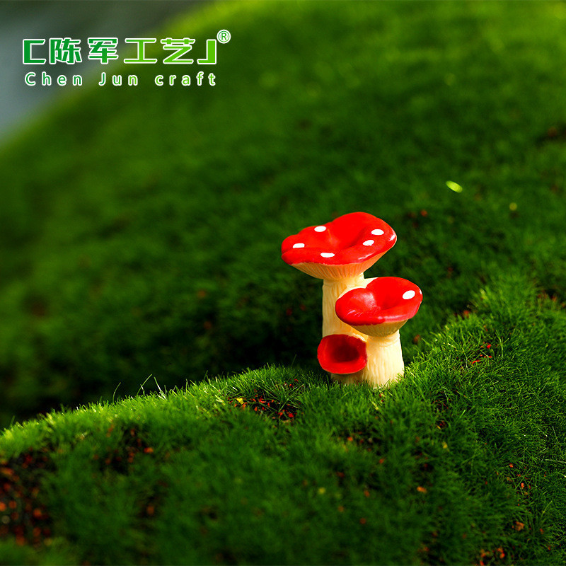 蘑菇 小蘑菇 仿真蘑菇叢 仿真小蘑菇 微景觀擺件 卡通創意蘑菇 盆栽裝