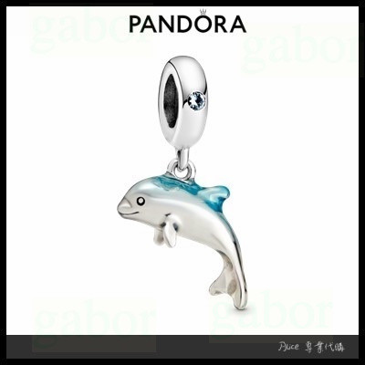 Alice專業代購Pandora潘朵拉 閃爍海豚吊飾 愛情 情侶 祝福 送女友 情人節 禮物798947C01