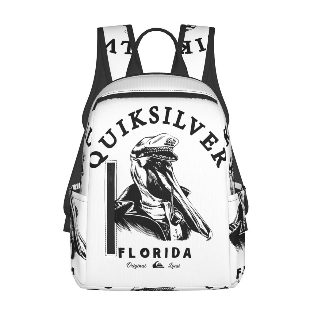 Quiksilver 輕便背包戶外旅行運動背包大容量學生書包筆記本電腦休閒單肩包