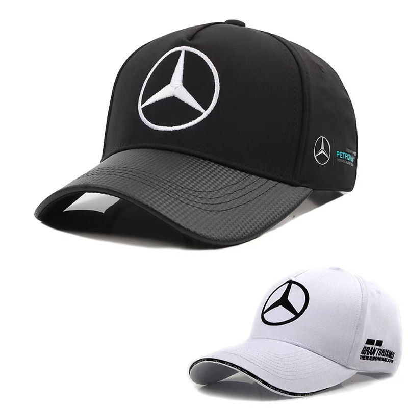 超夯！ 刺繡梅賽德斯賓士主題logo棒球帽賓士新款帽子4S店禮品帽遮陽帽
