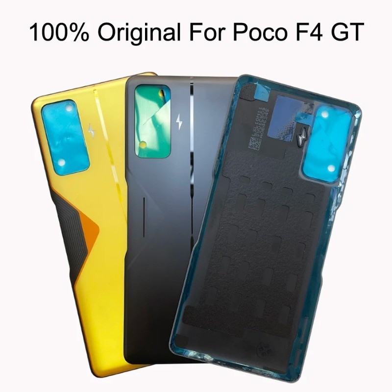 XIAOMI 6.67" 適用於小米 POCO F4 GT 電池蓋後玻璃後門外殼 POCO F4GT 電池蓋後面板帶粘合