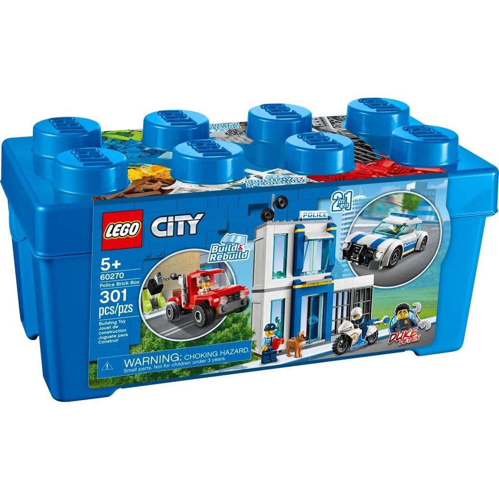 請先看內文 LEGO 樂高 60270 警察顆粒盒 城市系列