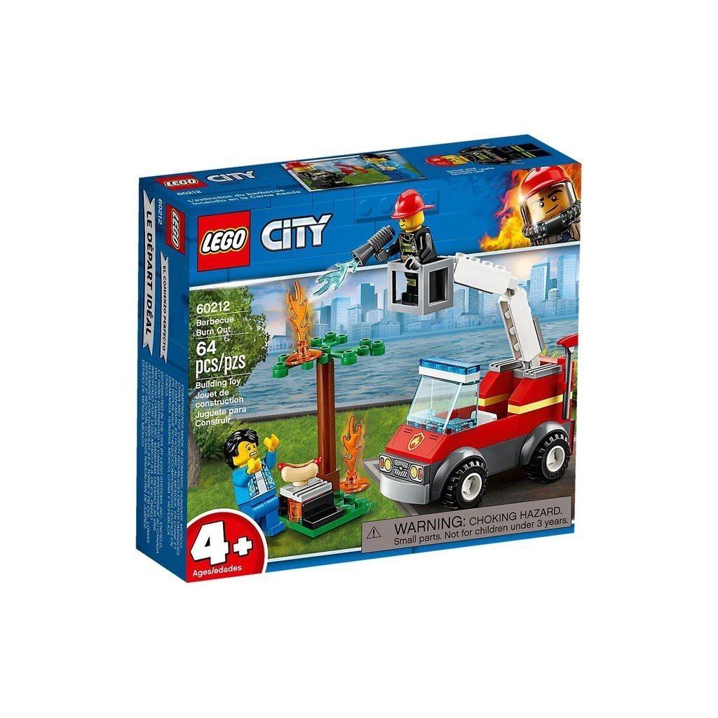 請先看內文 LEGO 樂高 60212 烤肉架火災 城市消防系列