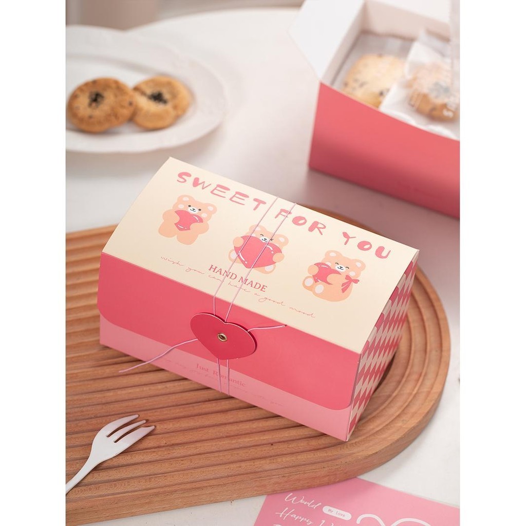 【現貨】【巧克力包裝盒】三八 婦女節 禮品盒 巧克力曲奇餅乾烘焙點心包裝盒 牛軋糖雪花酥盒子