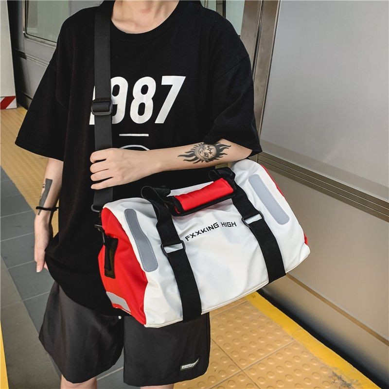 【Porter】網紅健身包男運動包瑜伽手提短途旅行包女潮牌行李包大容量行李袋