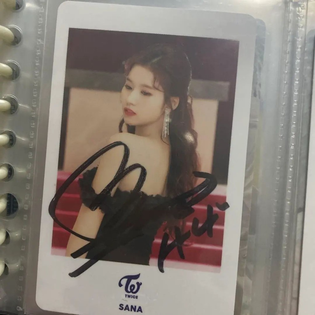 TWICE 簽名 周邊小卡 Sana mercari 日本直送 二手