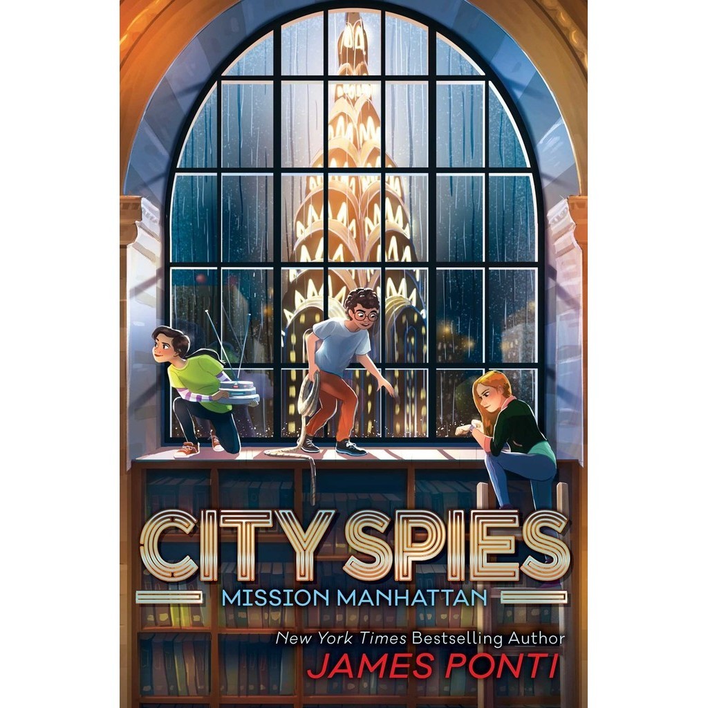 Mission Manhattan (Book 5)(精裝本)/James Ponti《Aladdin》 City Spies 【禮筑外文書店】