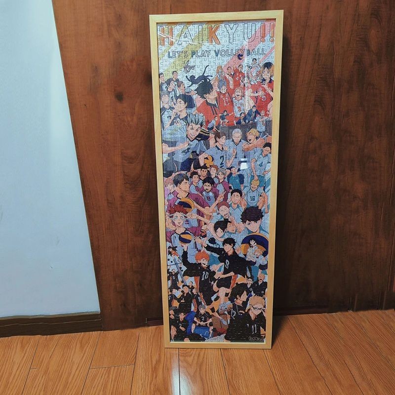 簡約拼圖框102*34cm950片日本Ensky排球少年烏野高校排球部專用框