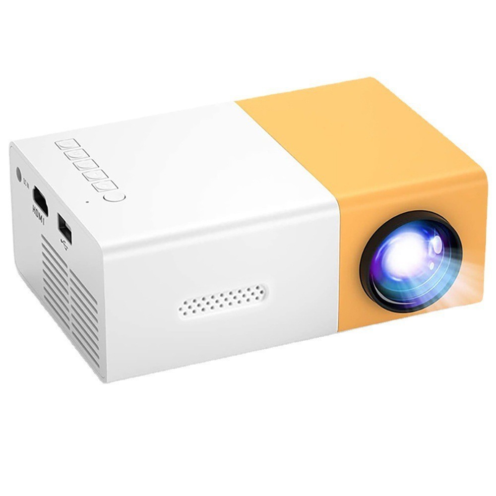 YG300微型迷你投影儀家用辦公 LED便攜式小型投影機高清1080P
