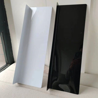 UKZJ 1.8MM白色塑膠擋板PVC遮醜黑色板寶寶檔板床邊擋板隔板樓梯