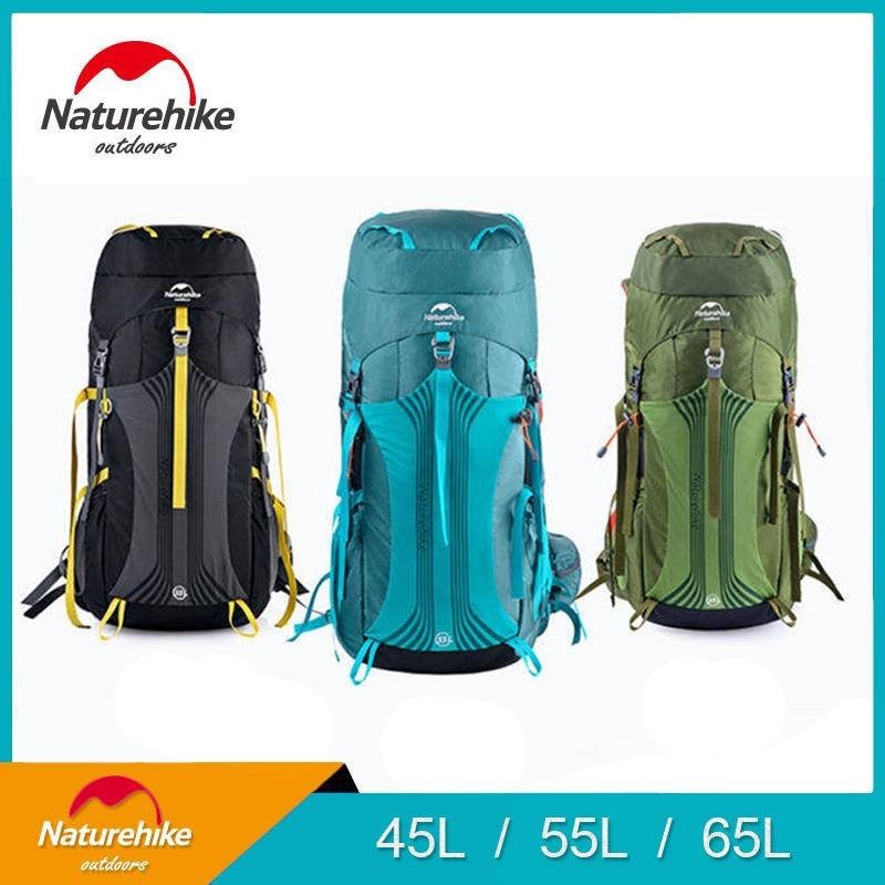 Naturehike 背包戶外運動背包旅行徒步露營登山大容量徒步旅行包45L 55L 65L