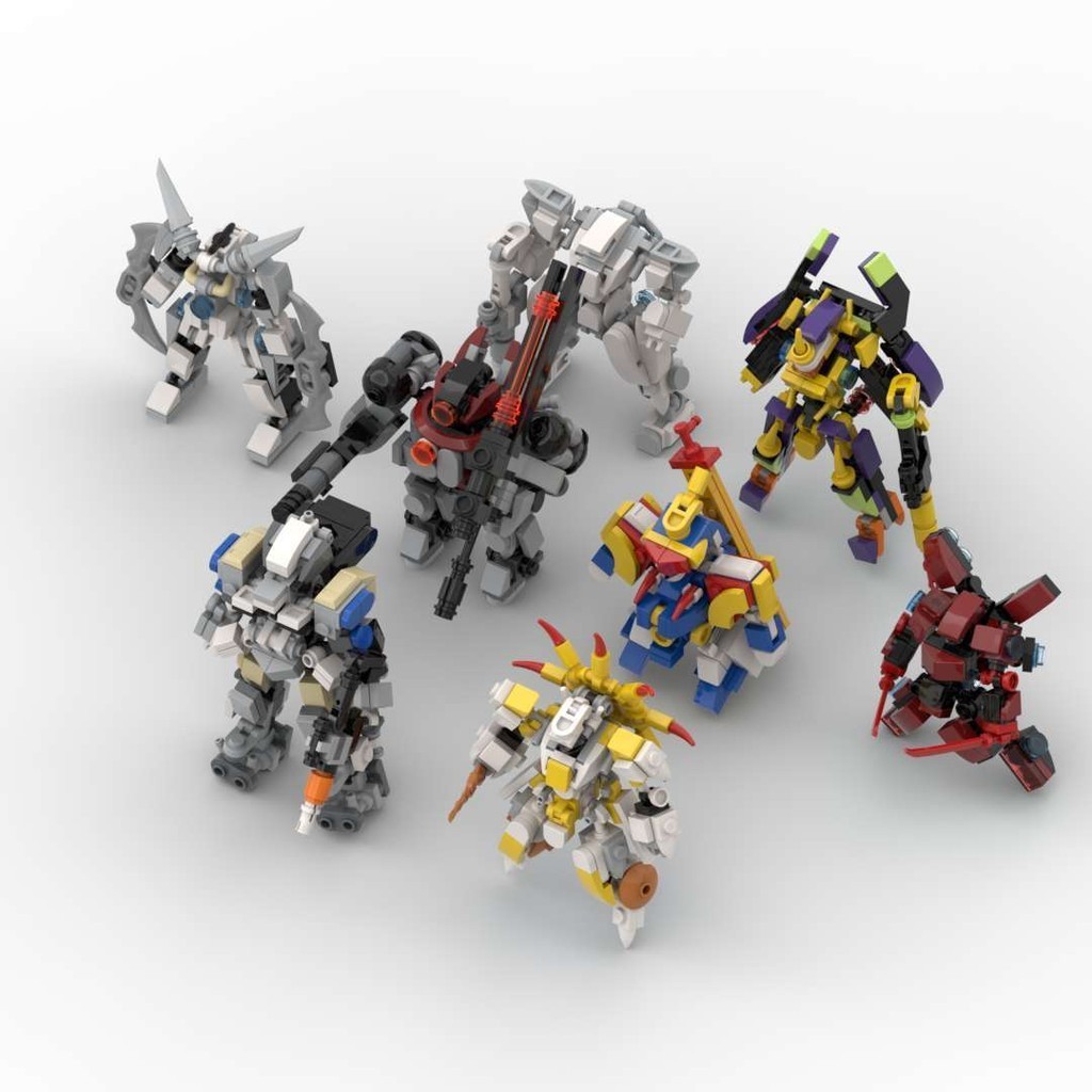 外骨骼機器人小型機甲系列兼容樂高益智拼插積木玩具模型擺件
