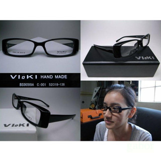 信義計劃 眼鏡 VIOKI 9099A 光學眼鏡 日本手工眼鏡 立體黑色膠框方框 可配 抗藍光 多焦點 全視線 變色鏡片