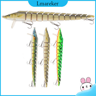 Lmareker 23cm/46g Lure Bait 魚餌鱒魚多關節游泳餌鱸魚慢下沉仿生游泳餌