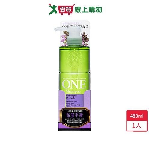 ONE保濕平衡洗髮精480ml【愛買】