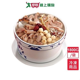 饗城四神豬腸豬肚湯1800g/袋【愛買冷凍】