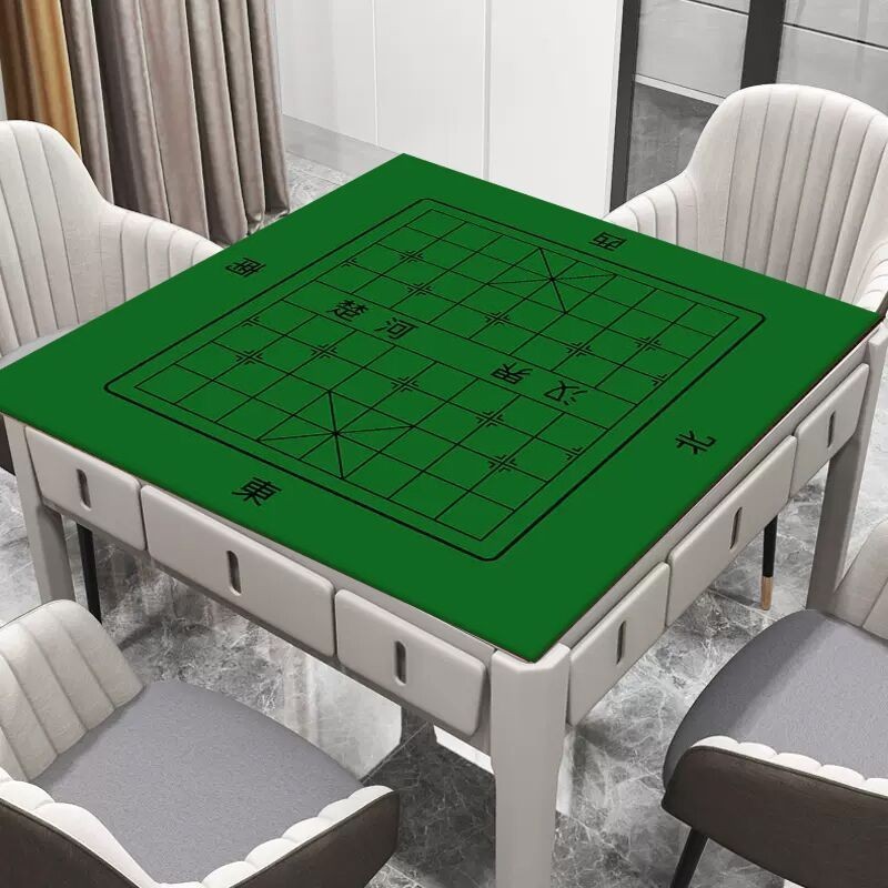 【麻將桌布】新材質桌墊加厚象棋麻將墊軟布桌布正方形棋盤特級防滑70度角可放