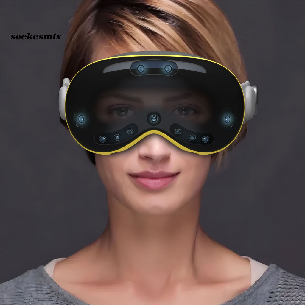 Sx 不發黃 Vr 耳機套 Vr 耳機套透明 Tpu Vr 眼鏡保護套適用於 Apple Vision Pro 耳機配件