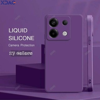 REDMI XIAOMI 適用於小米紅米 Note13 Note 13 Pro Plus 13Pro 5G 純色液體矽膠