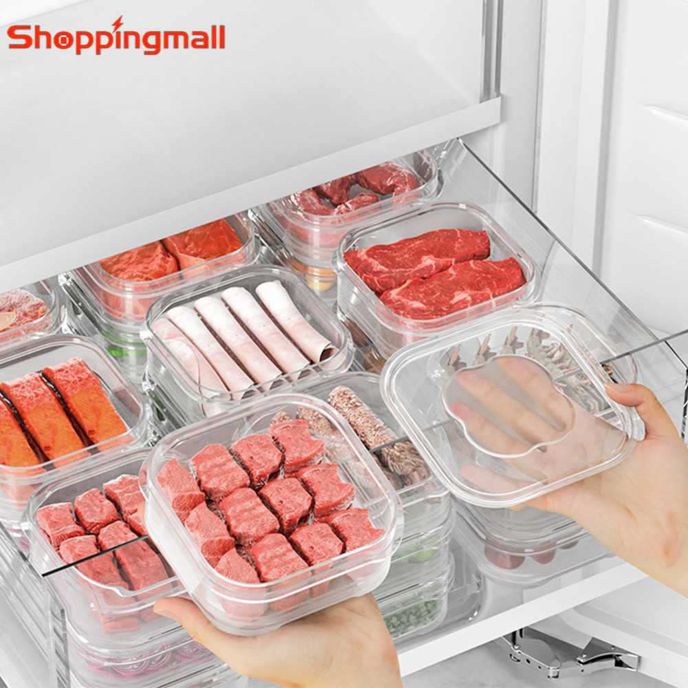 透明方形冰箱蔬菜冷凍肉保鮮盒水果收納盒