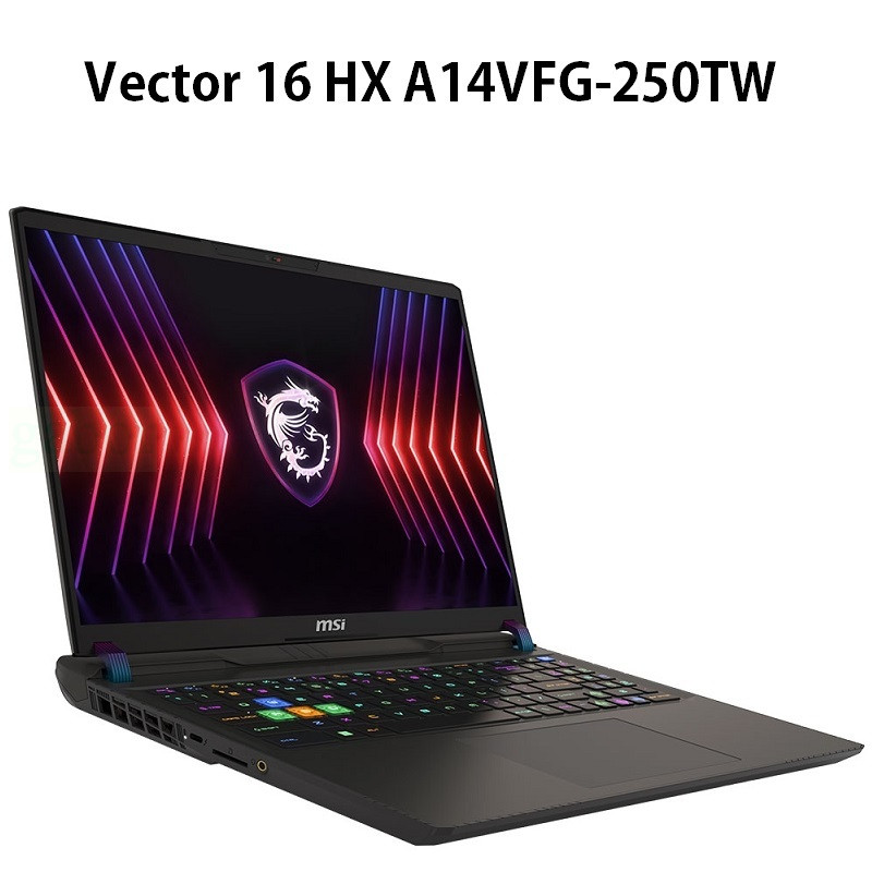 MSI微星 Vector 16 HX A14VFG-250TW電競筆電(i9-14900HX/32G/1TB/RTX40